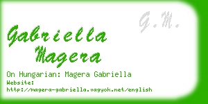 gabriella magera business card